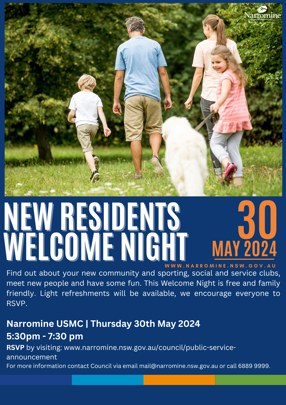 Narromine Region's New Resident Welcome Evening